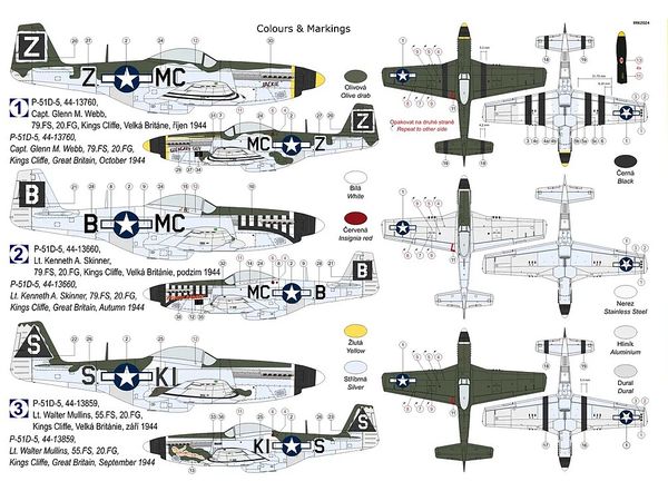 1/72 P-51D-5 マスタング "第20戦闘航空群"