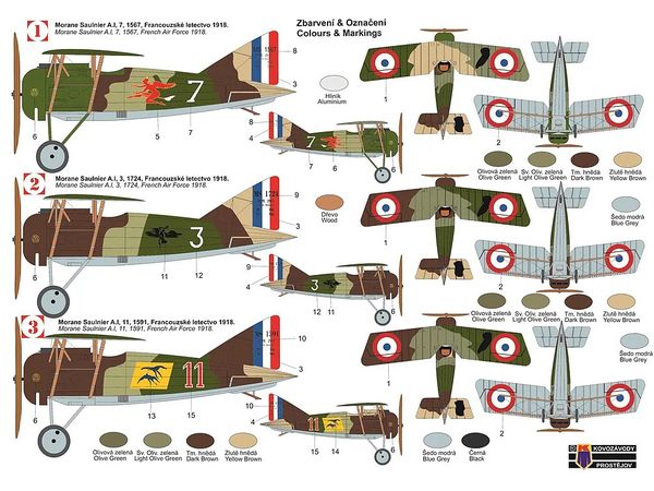 1/72 モラーヌ・ソルニエ AI "フランス上空"