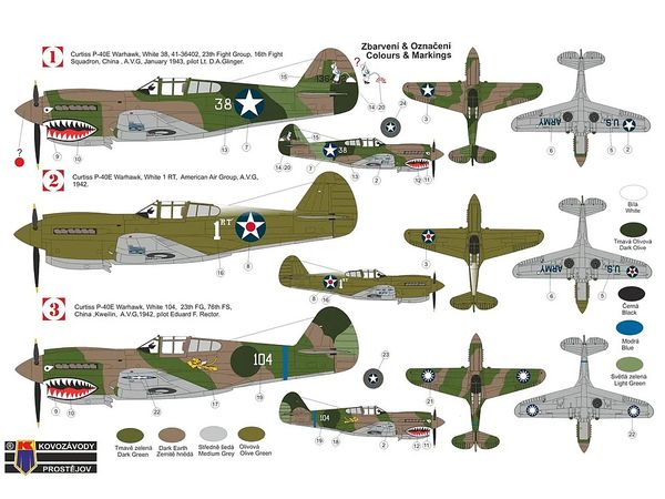 1/72 P-40E ウォーホーク "アメリカ義勇軍"