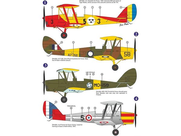 1/72 DH-82A タイガーモス "インターナショナル"