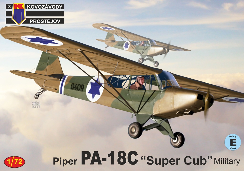 1/72　PA-18C "スーパーカブ" 軍用(イスラエル・オーストリア・スウェーデン・ウルグアイ）