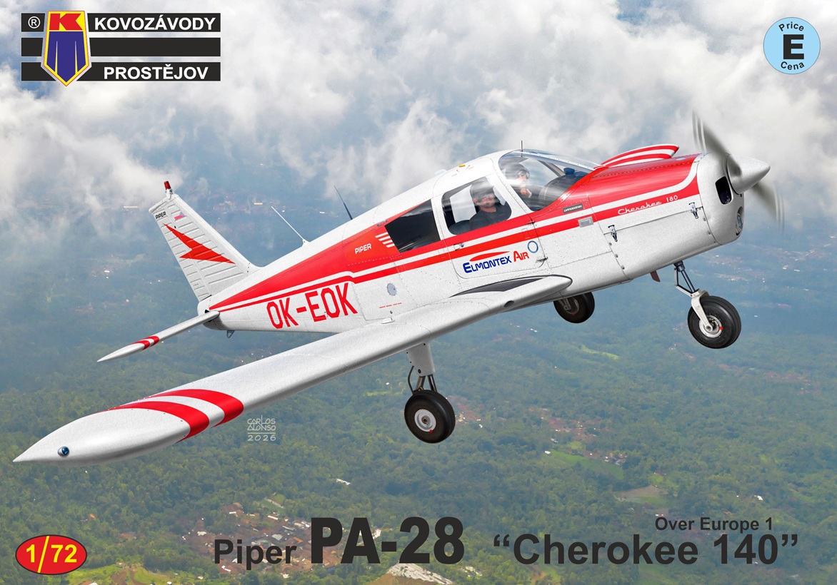 【予約する】　1/72 パイパー PA-28 チェロキー140 "ヨーロッパ上空 1"