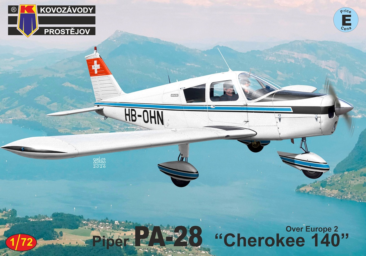 【予約する】　1/72 パイパー PA-28 チェロキー140 "ヨーロッパ上空 2"