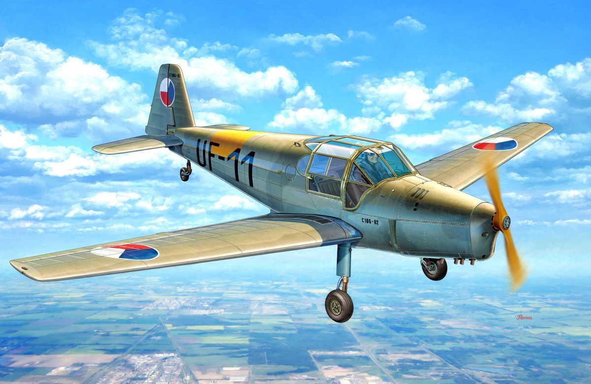 1/48 ズリン C-106 チェコ空軍複座練習機
