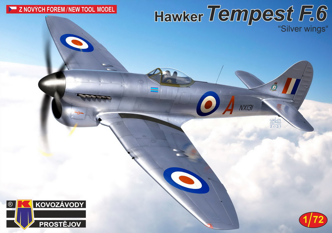 1/72 ホーカー テンペスト F.6 「シルバーウィングス」 - ウインドウを閉じる