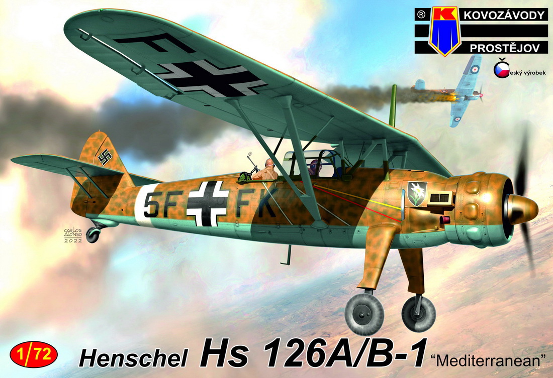 1/72 ヘンシェル Hs126A/B-1 ｢地中海戦線｣ - ウインドウを閉じる