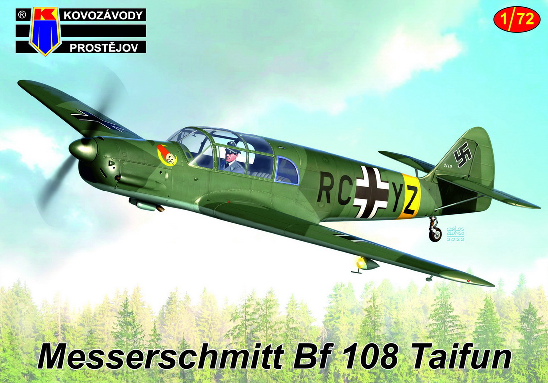 1/72 メッサーシュミット Bf108 タイフン - ウインドウを閉じる