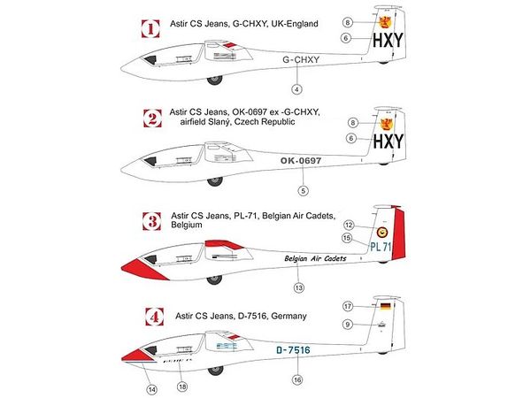 1/72 アスティア CS ジーンズ グライダー