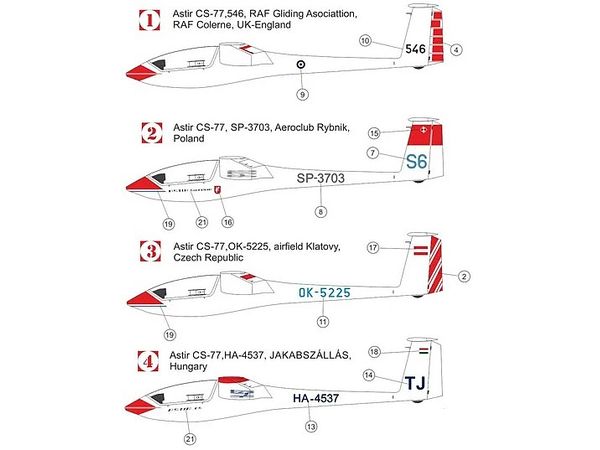 1/72 アスティア CS-77 グライダー