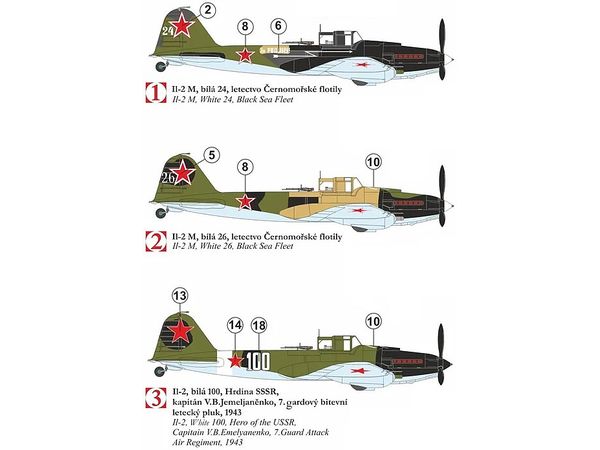1/72 Il-2M シュトルモビク "ブラックデス" ハイテックキット