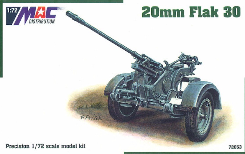 1/72 20mm Flak 30 対空砲