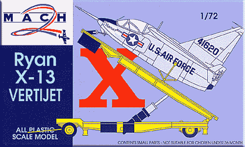 1/72 ライアン X-13 バーティジェット