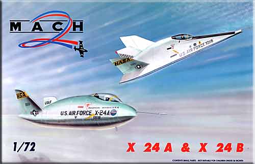 1/72 マーチン X-24A/X-24B (各1キット入り)