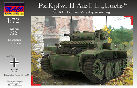 1/72　独PzKpfwIIAusfLルクス偵察戦車・増加装甲 - ウインドウを閉じる