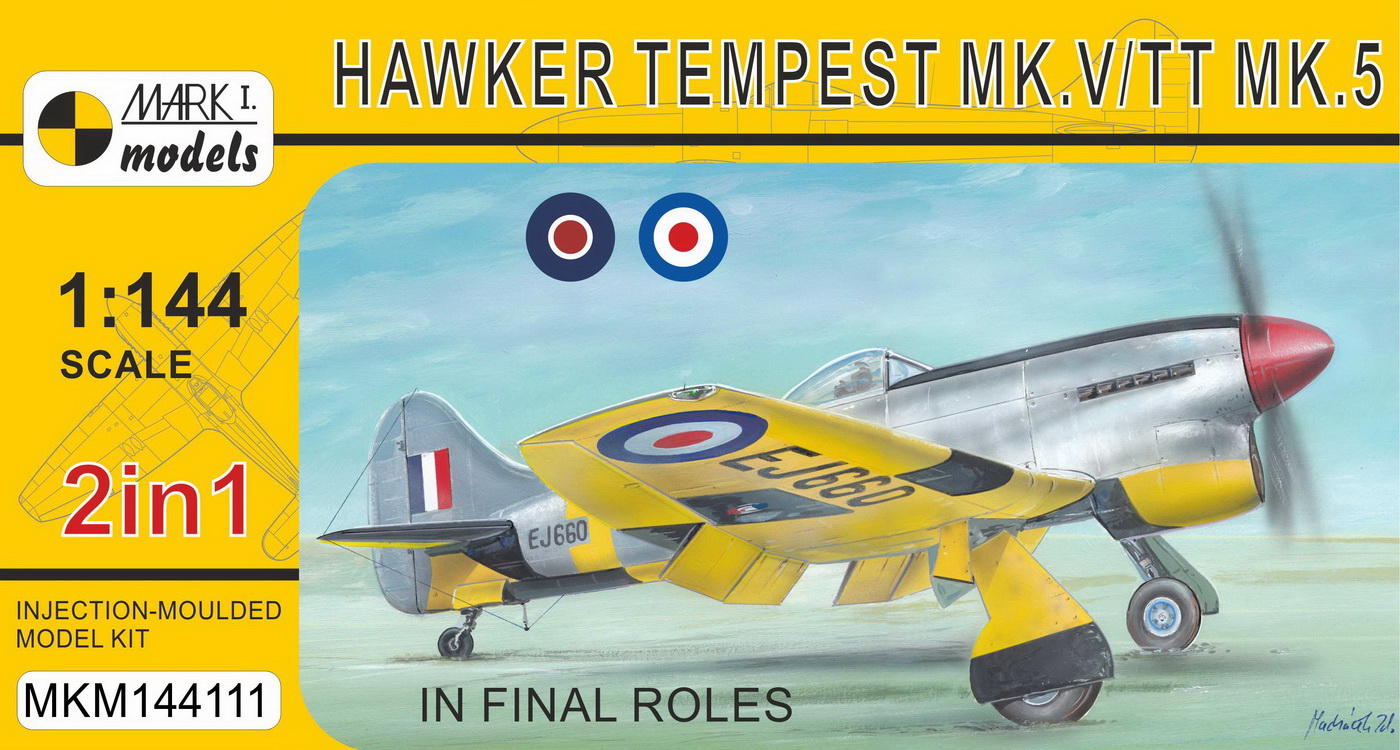 1/144 ホーカー テンペスト Mk.Ⅴ/TT.5 「最後の任務」 2イン1 - ウインドウを閉じる