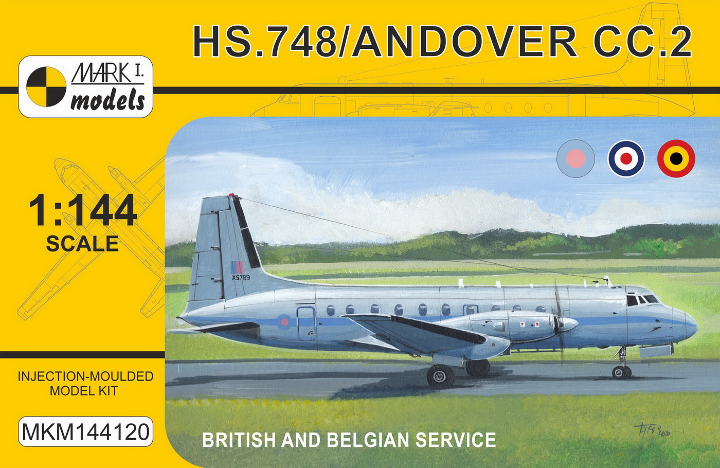1/144 HS.748 アンドーヴァー CC.2 戦術輸送機 ｢イギリス・ベルギー｣ - ウインドウを閉じる