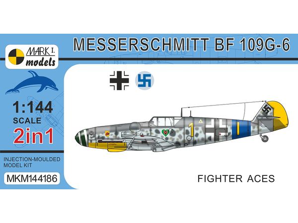 1/144 Bf109G-6 ｢エースパイロット｣ (2キット入)