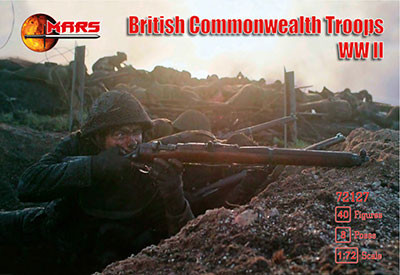 1/72　イギリス連邦軍部隊WW2・8ポーズ40体 - ウインドウを閉じる