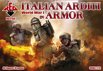 1/72　イタリア・装甲精鋭歩兵（アルディーティ）WW1・10ポーズ40体 - ウインドウを閉じる