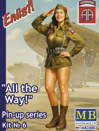 【予約する】　1/24　ピンナップガールシリーズNo.6アーミーユニフォーム・全開！　