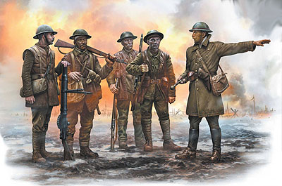 1/35　英・歩兵部隊５体-ソンム戦１９１６年WW-I - ウインドウを閉じる