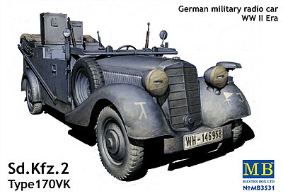 1/35　独4輪軍用乗用車170VK・kfz.2無線車