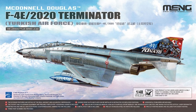 【予約する】　1/48　トルコ空軍 マクドネル・ダグラス F-4E/2020 ターミネーター 戦闘機