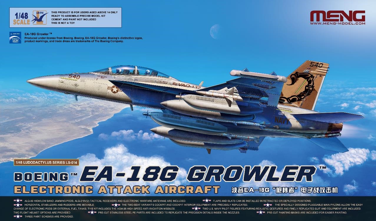 1/48　ボーイング EA-18G グラウラー 電子戦機 - ウインドウを閉じる