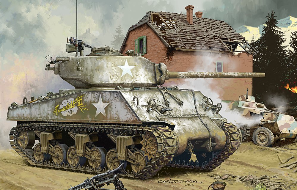 1/35　アメリカ中戦車 M4A3(76)W