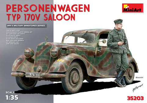 1/35　ドイツMB　TYPE170Vフィギュア1体付