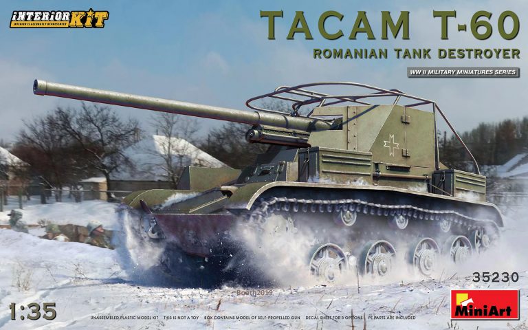 1/35　ルーマニア陸軍TACAM T-60駆逐戦車フルインテリア（内部再現） - ウインドウを閉じる