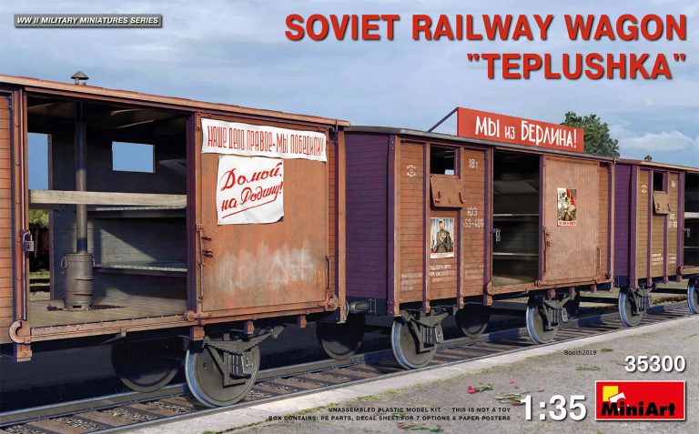 1/35　ソビエト製ストーブ貨車 "TEPLUSHKA" - ウインドウを閉じる