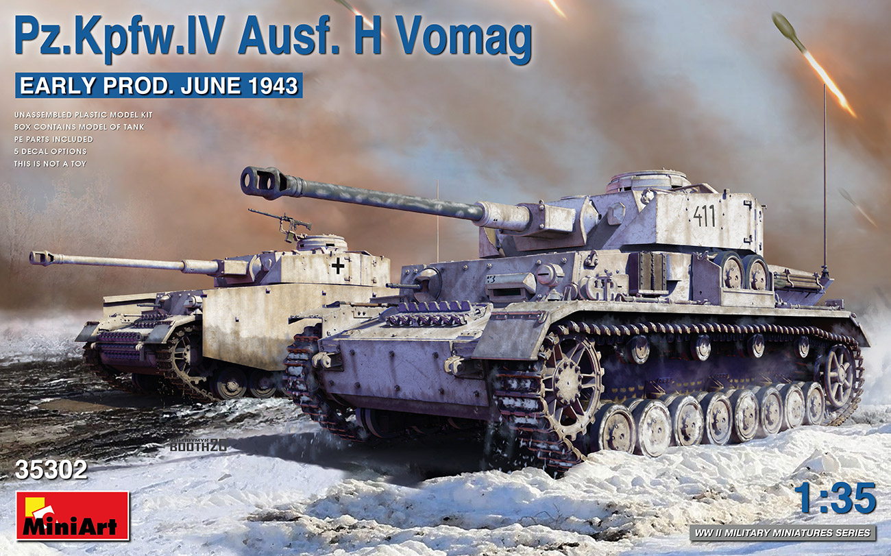 1/35　Ⅳ号戦車 H型 Vomag工場製 初期型 (1943年6月) - ウインドウを閉じる