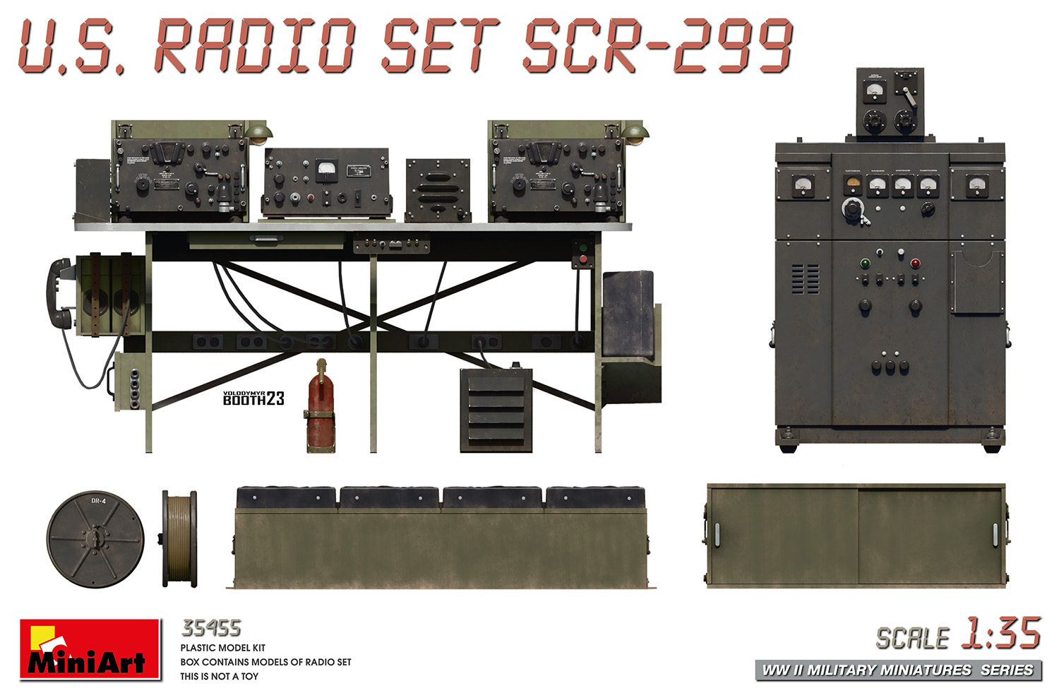 1/35　米国無線通信機 SCR-299