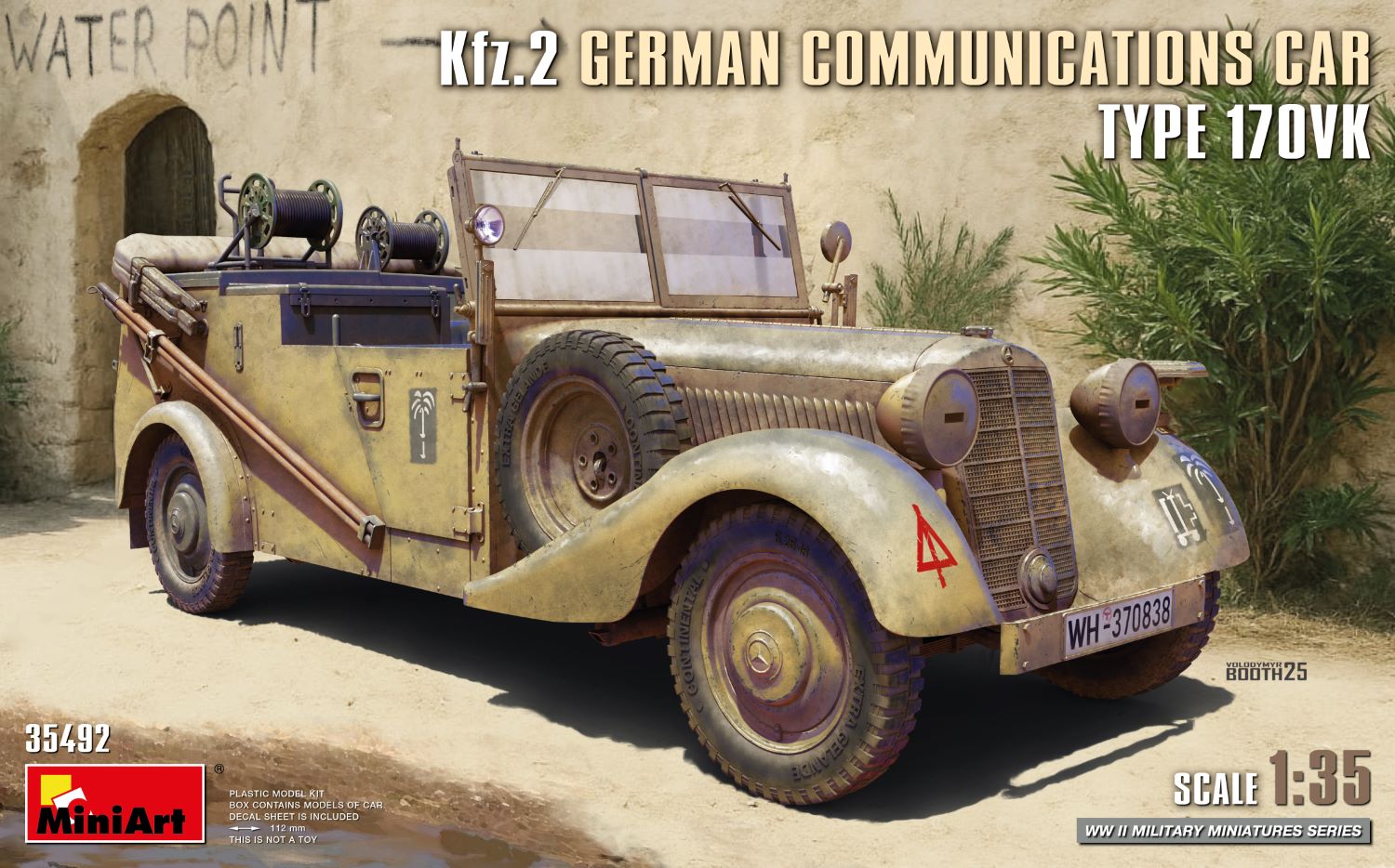 【予約する】　1/35　Kfz.2 ドイツ軍通信車 170VK型