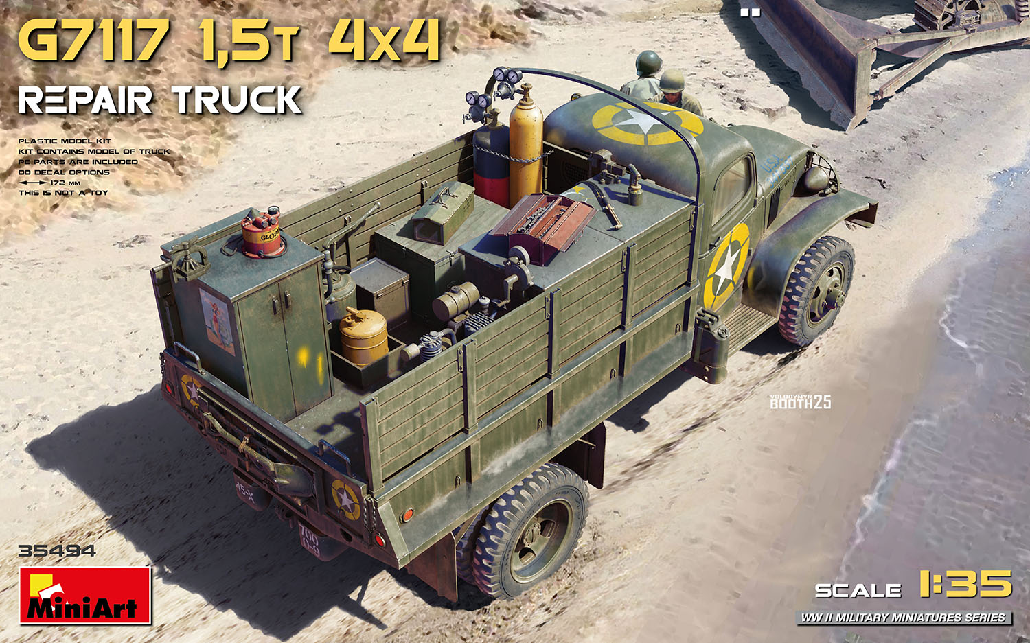 【予約する】　1/35　G7117 1.5t 4x4 リペアトラック