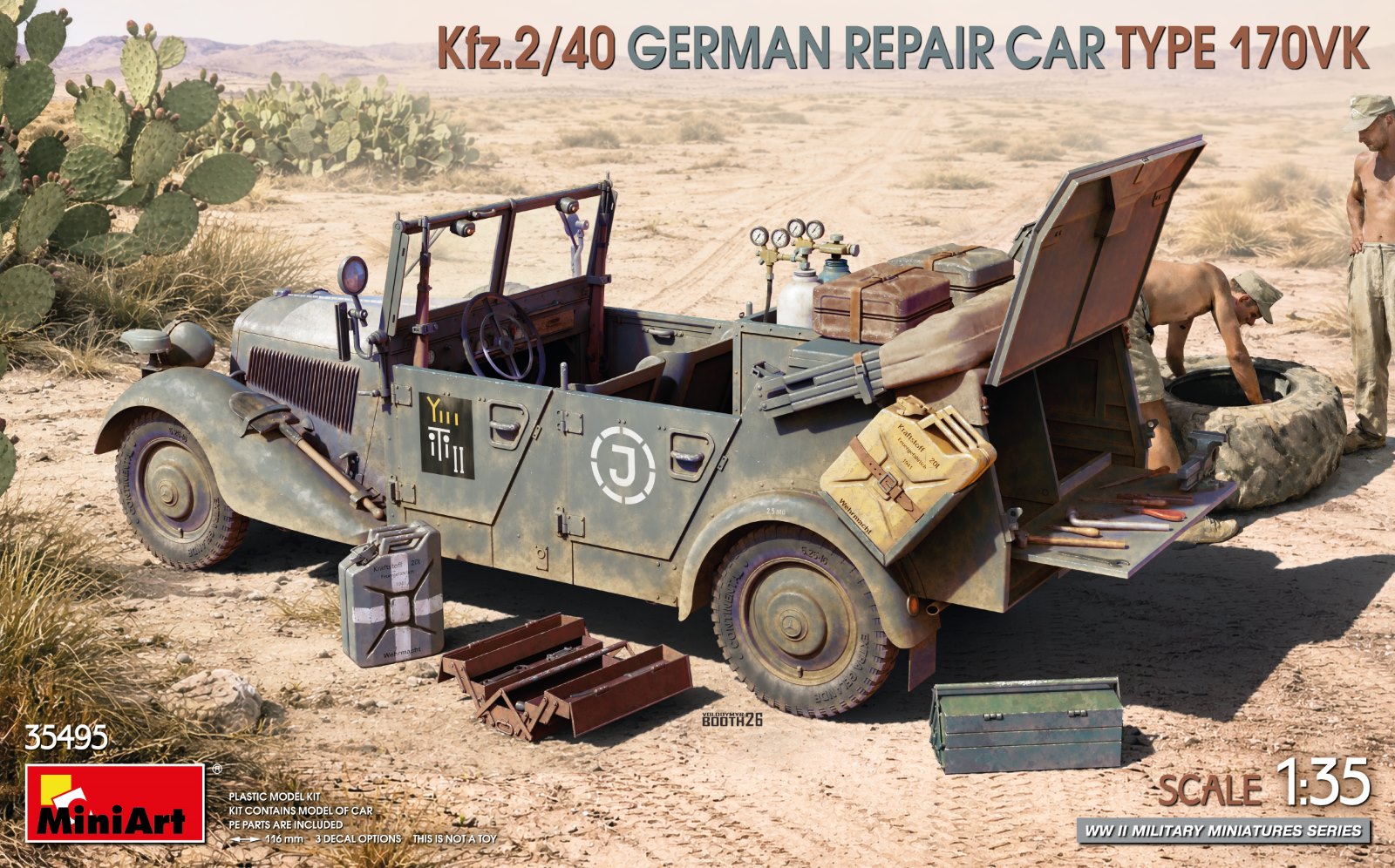 【予約する】　1/35　Kfz.2/40 ドイツ軍修理車 170VK型