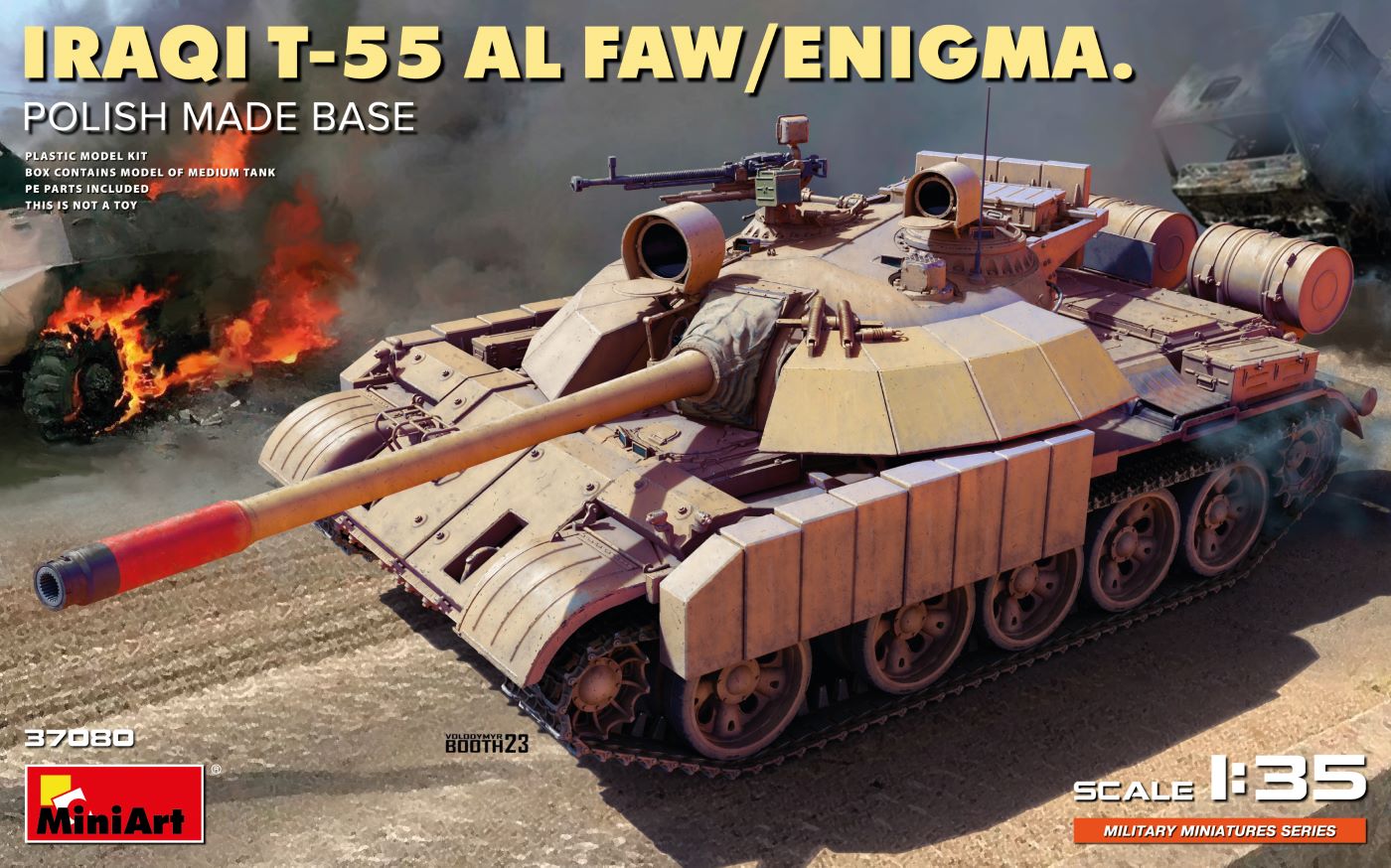 【予約する】　1/35　イラク軍T-55 AL FAW/ENIGMA ポーランド製車体仕様