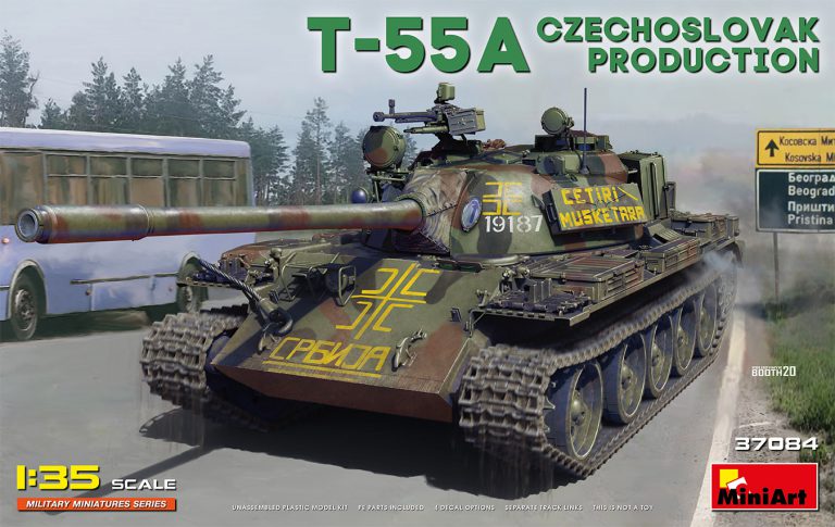 1/35　T-55A チェコスロバキア製 - ウインドウを閉じる