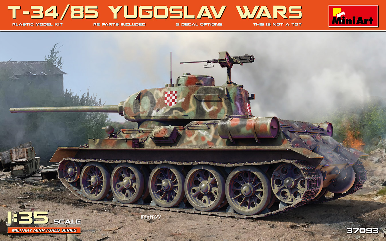 1/35　T-34/85 ユーゴスラビア戦争 - ウインドウを閉じる