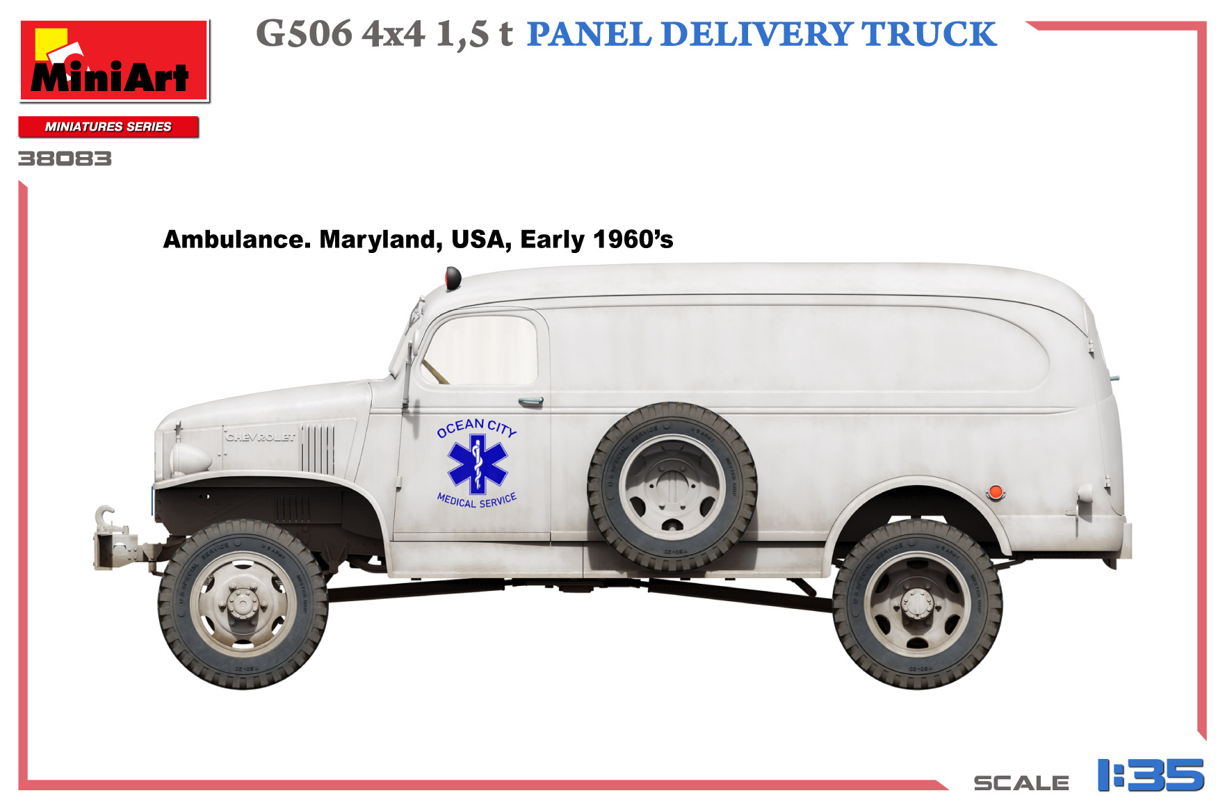 【予約する】　1/35　G506 4x4 1.5t パネル・デリバリー・トラック - ウインドウを閉じる