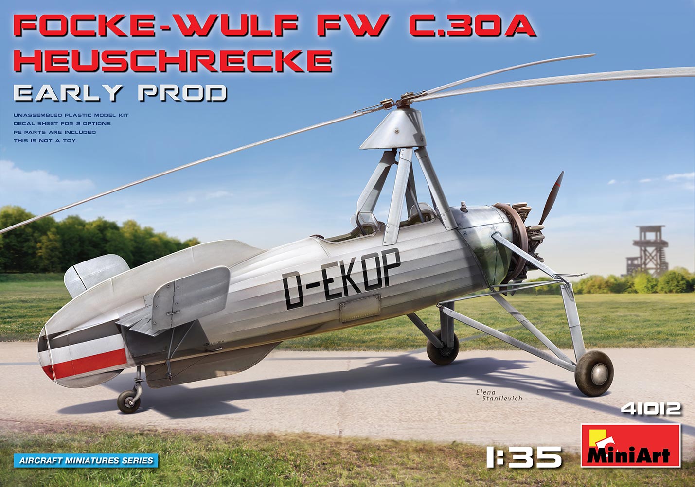 1/35　フォッケウルフFW C.30A HEUSCHRECKE 初期型 - ウインドウを閉じる