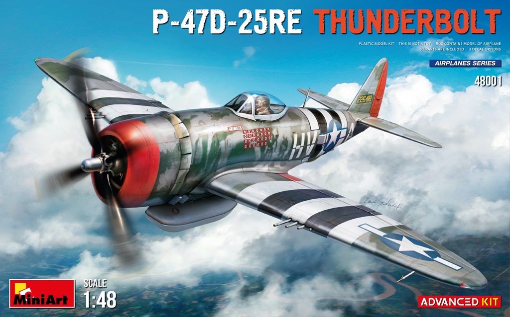 1/48　P-47D-25REサンダーボルト アドバンスドキット - ウインドウを閉じる