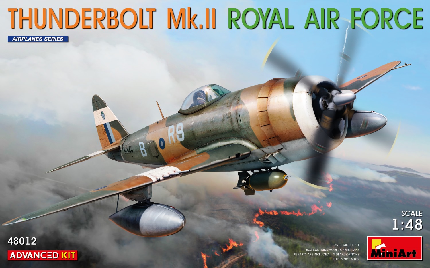 【予約する】　1/48　サンダーボルト Mk.II イギリス空軍 アドバンスドキット