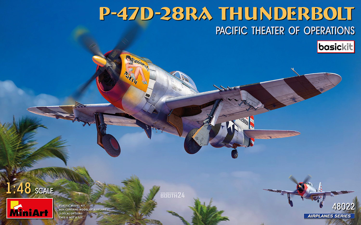 1/48　P-47D-28RAサンダーボルト　太平洋作戦域　ベーシックキット