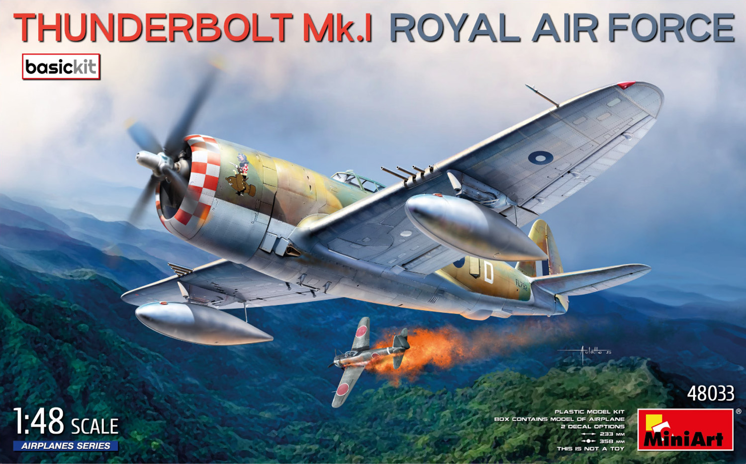 【予約する】　1/48　サンダーボルト Mk.I. イギリス空軍 ベーシックキット