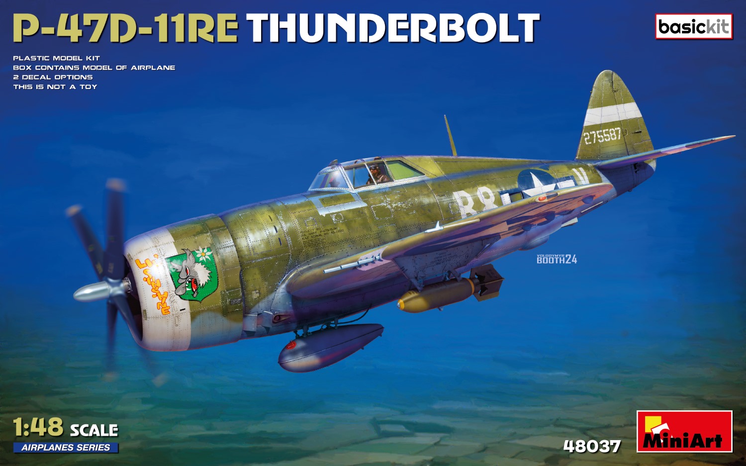 【予約する】　1/48　P-47D-11RE サンダーボルト ベーシックキット