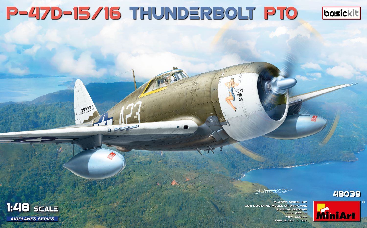 【予約する】　1/48　P-47D-15/16 サンダーボルト 太平洋戦線 ベーシックキット