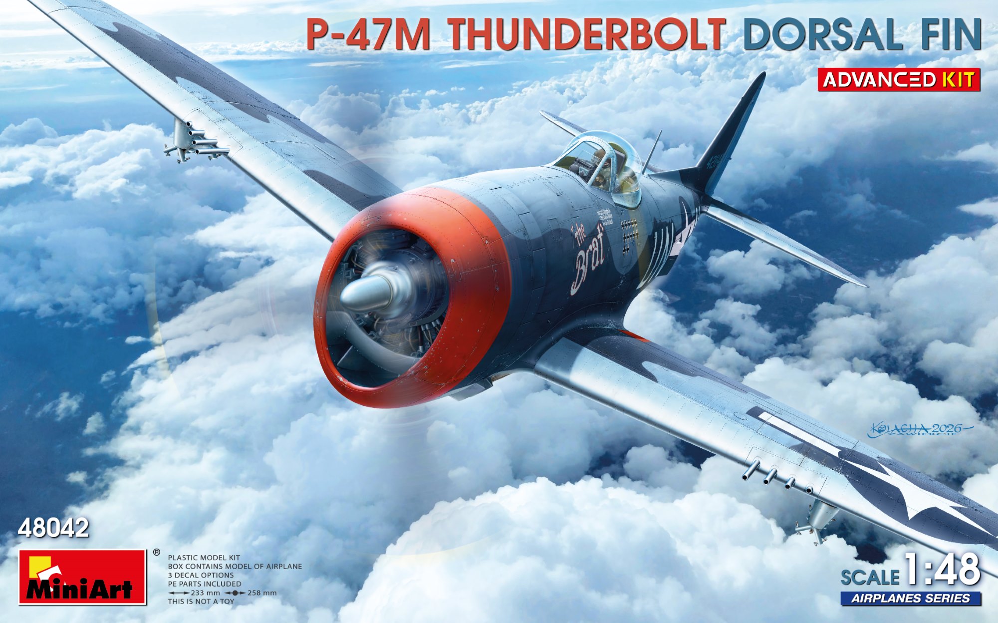 【予約する】　1/48　P-47M サンダーボルト　ドーサルフィン　アドバンスドキット