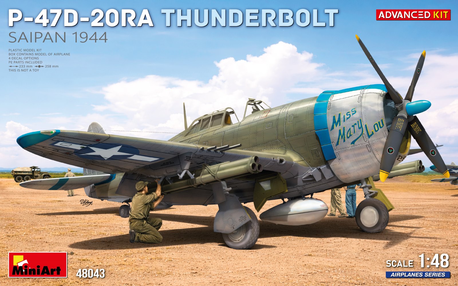 【予約する】　1/48　P-47D-20RA サンダーボルト サイパン 1944年 アドバンスキット